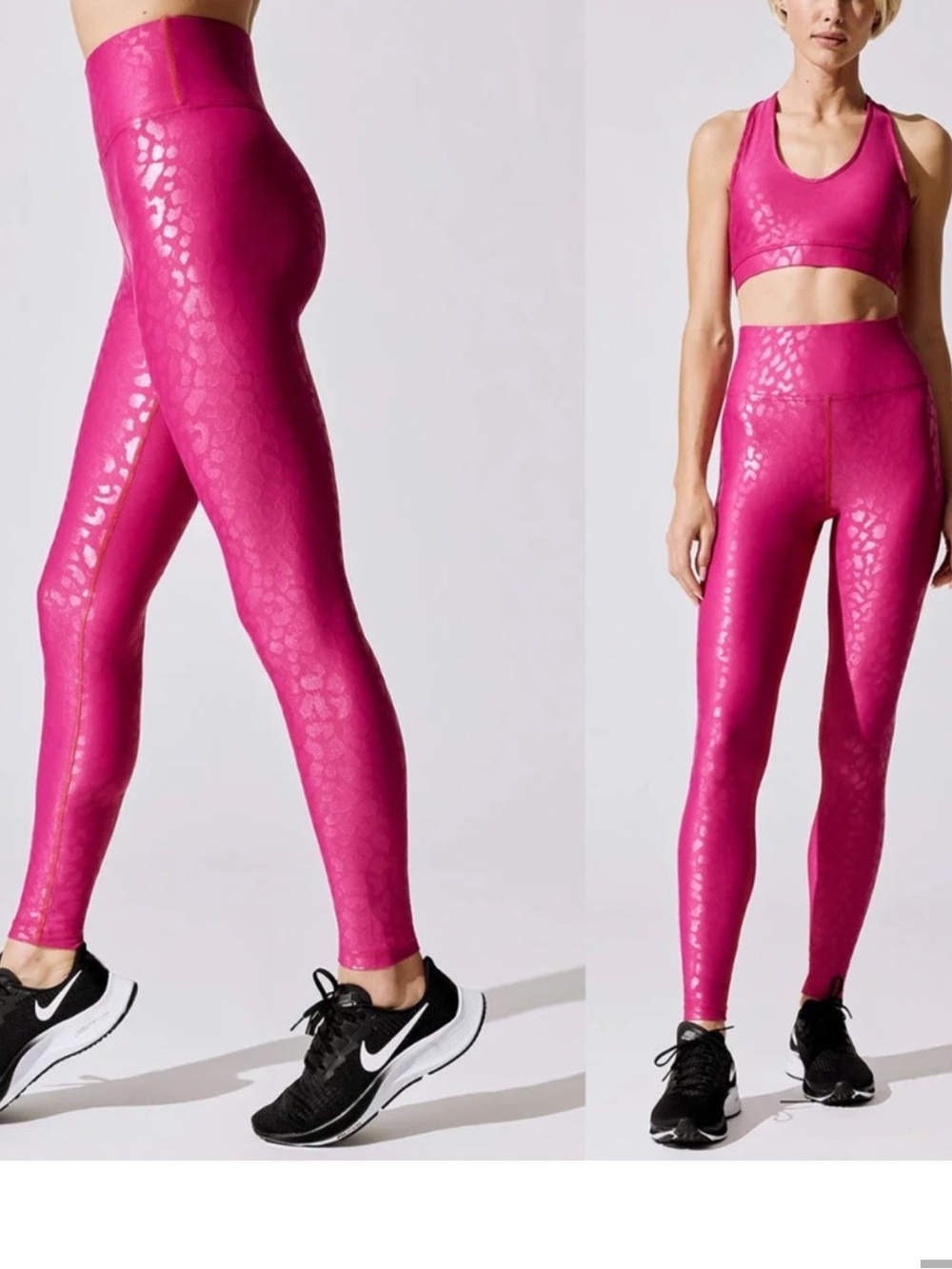 Carbon 38 High Ride Full-Length Legging in Leopard Takara Shine SZ s - Picture 2 of 9